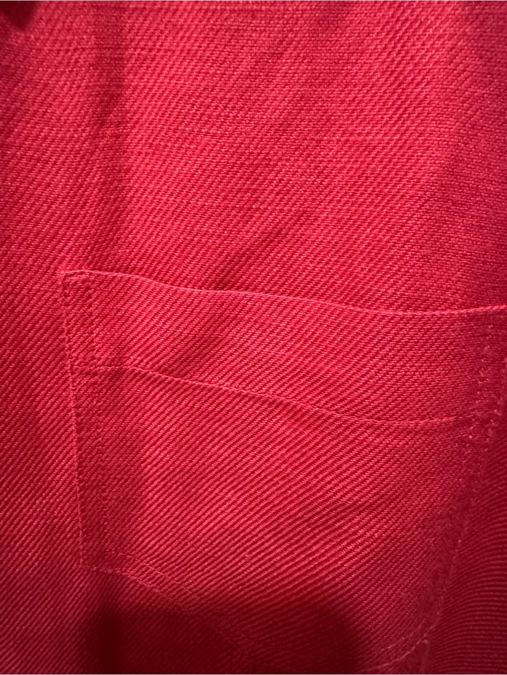 Emma James Short-Sleeve Button-Front Top in Raspberry - Picture 3 of 5